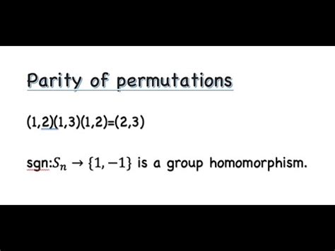 permutation parity|arXiv:2408.12881v1 [hep.